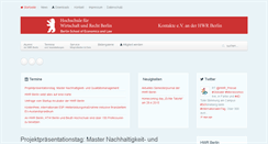 Desktop Screenshot of hwr-kontakte.de