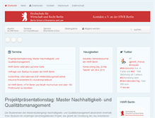 Tablet Screenshot of hwr-kontakte.de